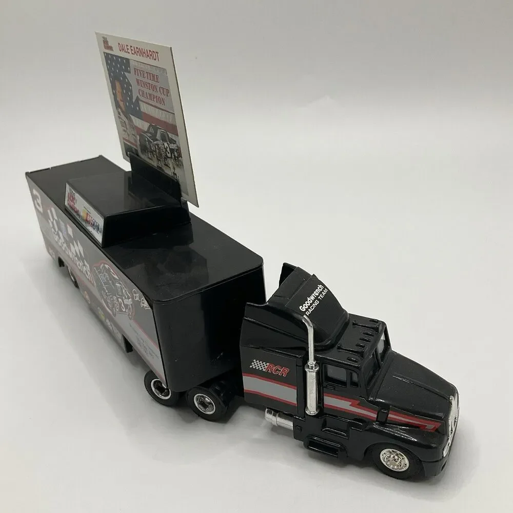 Dale Earnhardt Sr Vtg NASCAR #3 Goodwrench 1992 Team Transporter 1:64 Diecast